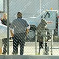 MK, Ashley & Max land at a private airport in L.A