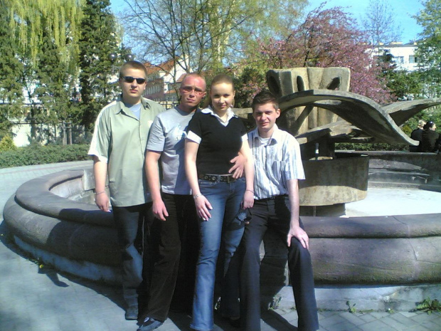 Maciuś, Przemuś, Madzia i Patryk na PW w Opolu 16.04.2007