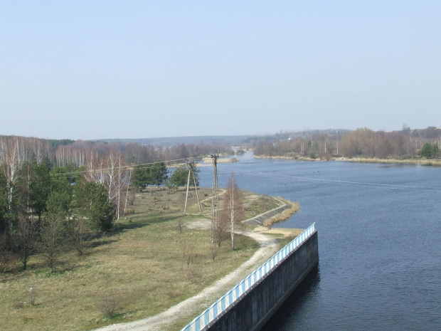 III 2007- rzeka Pilica- widok z tamy na zalewie :) #spacery #TomaszówMaz #RzekaPilica