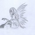 Dzeiło xDD #angel #anioł #aniołek #rysunek #manga