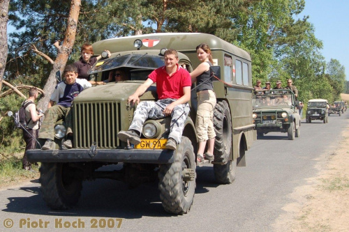 Boryszyn 2007 - parada i tor