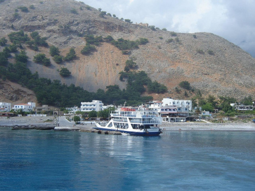 Rejs statkiem - południowa strona Krety #WakacjeKreta