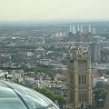 widok z London eye na Westminster i Pimlico nasze:)