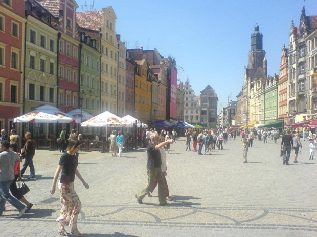 Wrocław Rynek godz 12:30 #WrocławZaDnia