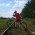 Wieluń- Wakacje 2006. rowerem do Lublińca
