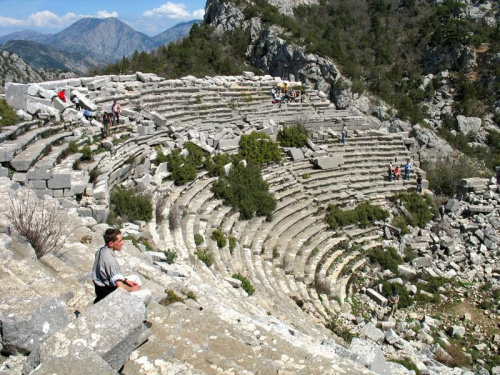 Teatr w Termessos #turcja #góry