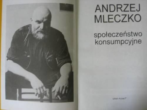 Album Andrzeja Mleczki, Graf-Punkt 1994 #Andrzej #Mleczko #album #społeczeństwo #konsumpcyjne #aukcja #allegro