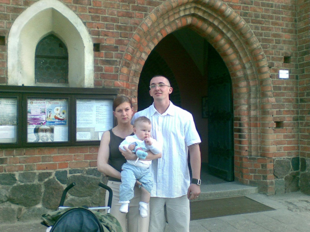z rodzicami po chrzcie