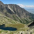 Dolina Pięciu Stawów Spiskich, Dolina Małej Zimnej Wody i Łomnicka Turnia w tle #góry #tatry