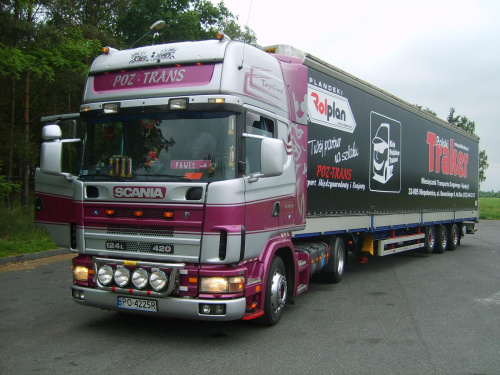 Scania 124L 420 "POZ-TRANS"