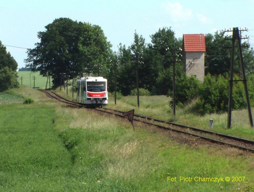 SA108-008 w drodze do Piły - 10.06.2007 #kolej #PKP #Piła #wiosna