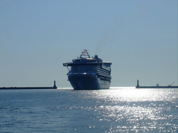 wpłynięcie Star Princess do Portu w Gdynii #StarPrincess #GdyniaPort