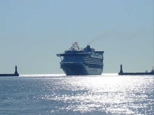 wpłynięcie Star Princess do Portu w Gdynii #StarPrincess #GdyniaPort