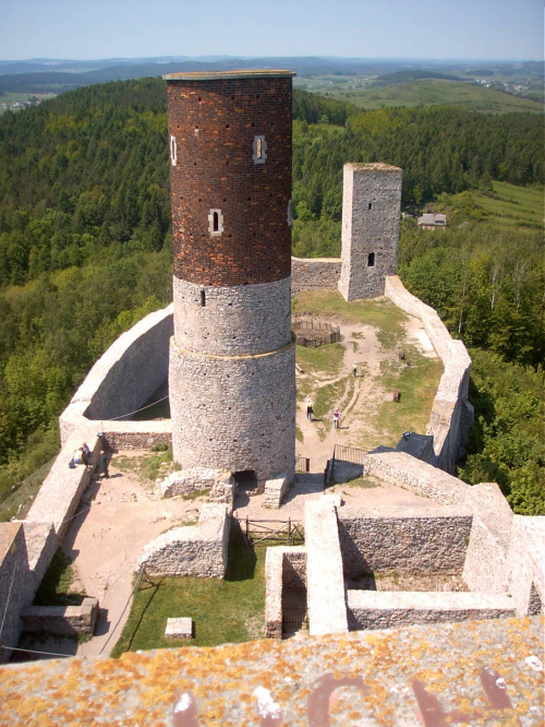 Chęciny- widok z wieży