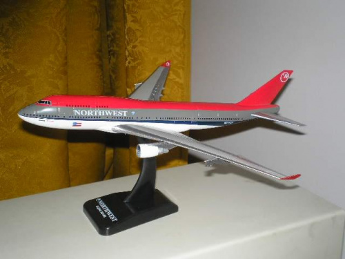 B747 Notrhwest Airlines-makieta #samolot