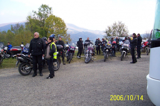 Zakończenie sezonu AFRICA TWIN Bieszczady 2006