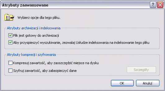 Ustawienie indeksowania plików
