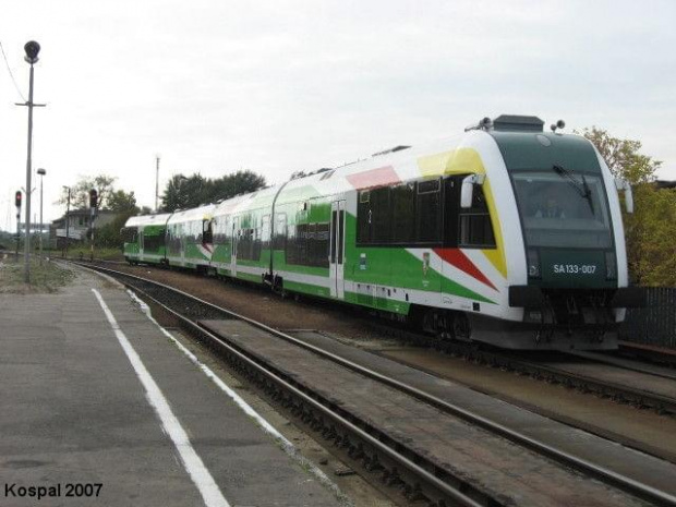 11.10.2007 SA133-006 + SA133-007, przyciągnął zepsutego SA133-007.