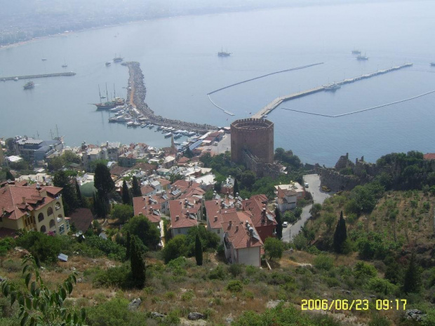 Alanya - starówka- twierdza