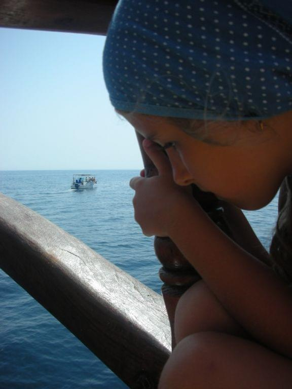 #dziecko #łódka #pirat
