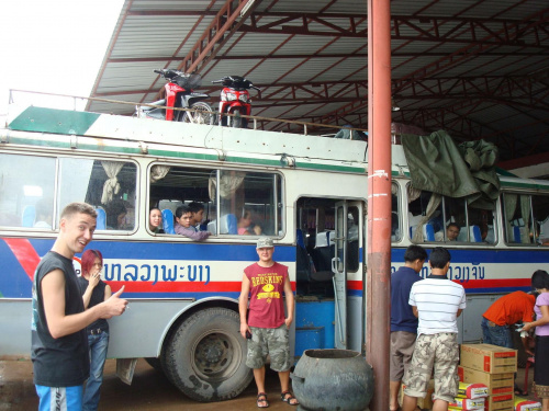 almost VIP bus, Lao #Laos