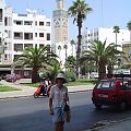 Alinka w Casablance:street in Casablanca