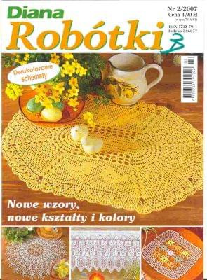 Diana Robótki 2/2007 #Diana #RobótkiRęczne #hobby #dom #wystrój