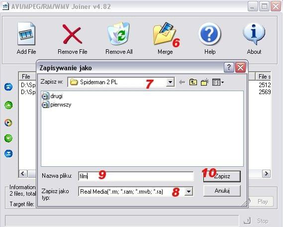 AVI MPEG RM WMV Joiner [3]
