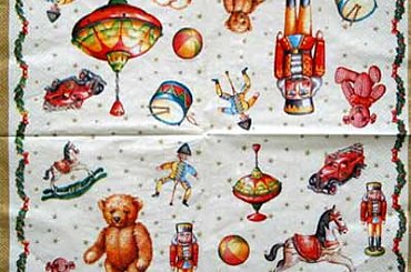 Zabawki Ihr #serwetki #wymiana #decoupage