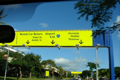 zapakowane, możemy jechać do hotelu #auto #HONOLULU #usa #Hawaje