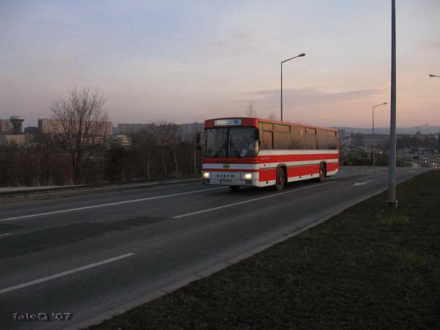 Prywatny autobusna dawnej linii 23