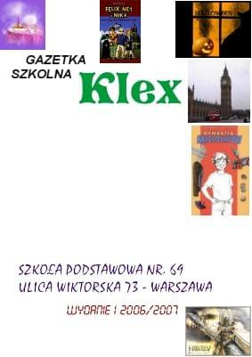 Okładka Szkolnej Gazetki nr. 1/2006/2007