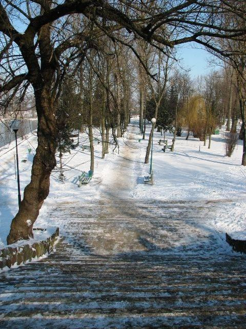 Park nad Pisą #Mazury #Pisz #Zima