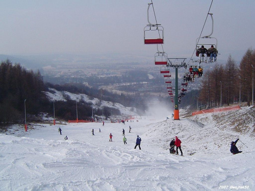 stok narciarski w Przemyślu #stok #narty #Przemyśl #zima #wyciąg #wojtek50