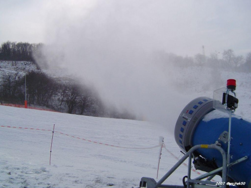 śnieżyca :o)) #narty #Przemyśl #stok #wojtek50 #wyciąg #zima