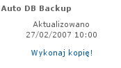 Auto DB Backup.