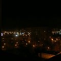 Poznań. Widok z mojego okna nocą