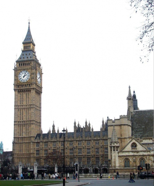 The Palace of Westminster, zwany również Houses of Parliament lub Westminster Palace
