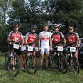 Część Wajsport-Team wraz z Mistrzem Polski MTB Markiem Galińskim