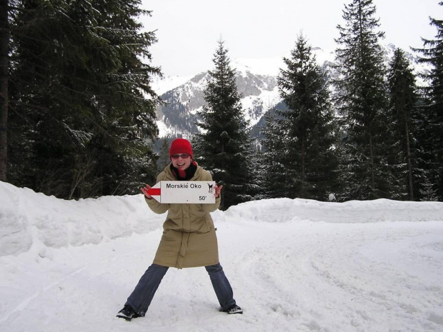 W drodze na Morskie Oko, tuż za ostatnim skrótem. Jeszcze tylko jakieś 3km i jesteśmy na miejscu #Tatry #Zakopane #góry