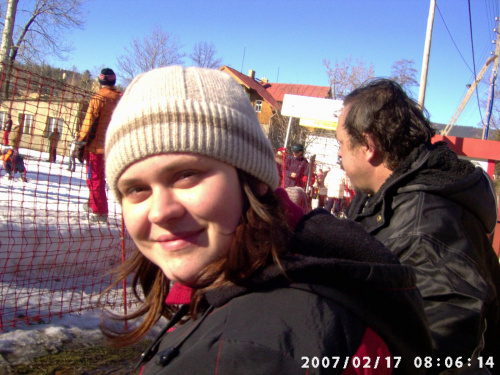 Justynka - nauczyłam ją jeżdzić na nartach w ciągu 3 dni :)
jupii