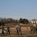 Trening dla Grup Rekonstrukcji Historycznych na poligonie w Toruniu z udziałem 82nd Airborne Division "PARAGLITE" w dniach 23-25 marca 2007 roku.