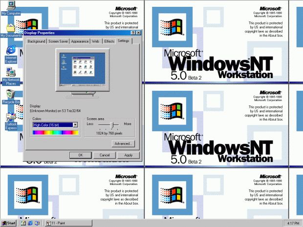 Windows NT 5.0 Workstation build 1877