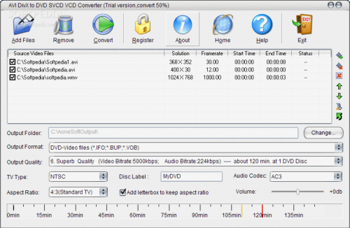 AVI DivX to DVD SVCD VCD Converter 2.2.2