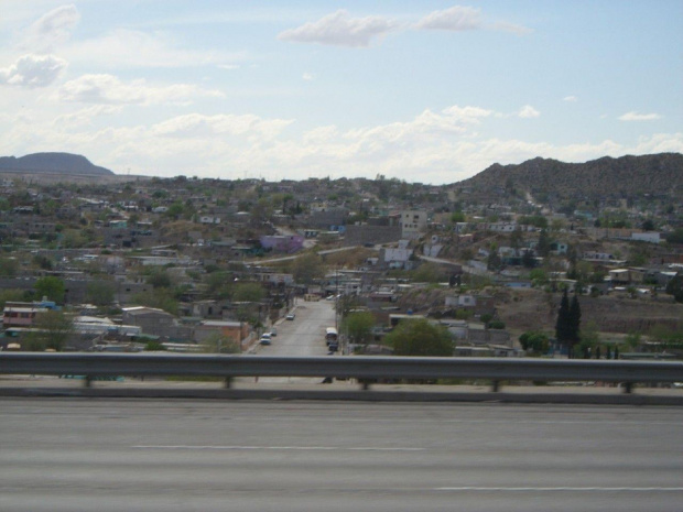 Meksyk, widok z El Paso