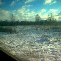 Piękny baśniowy zimowy świat zza okien ciepłego przedziału :) #PkpPociągPodróżChmurki