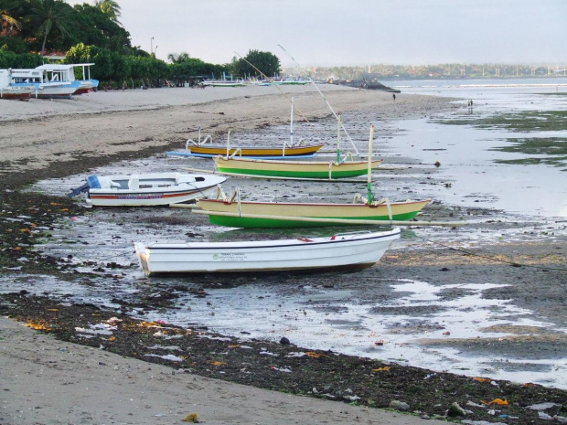 Indonezja, Bali - plaża w Sanur - odpływ #Azja #Bali #Indonezja #Sanur