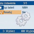 menu ustawień aparatu 3/3